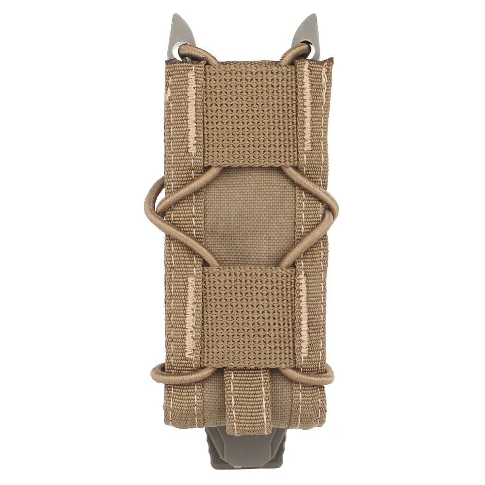 Tactical Magazine Pouch 9mm Pistol Mag Holder MOLLE Flashlight And Knife Holster For Hunting And Sh 7
