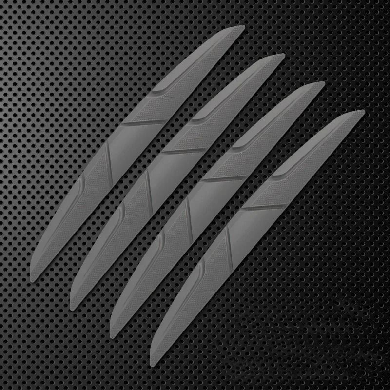 Car Door Edge Protector Set Silicone AntiCollision Strips For Door And Mirror Protection 6