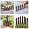 Mini Wooden Fence Fairy Garden Decoration 6