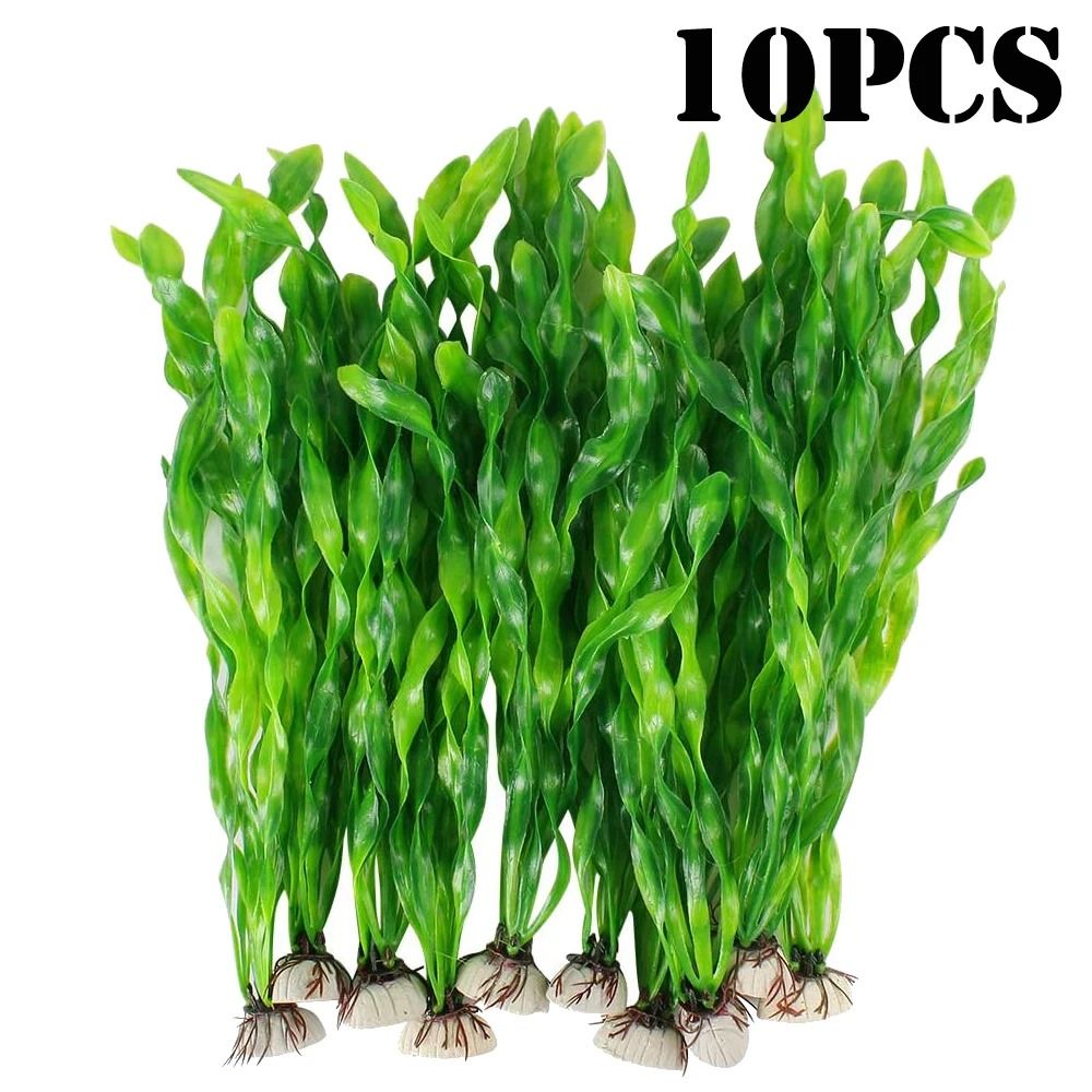 Artificial Aquarium Plants With Ceramic Base 9