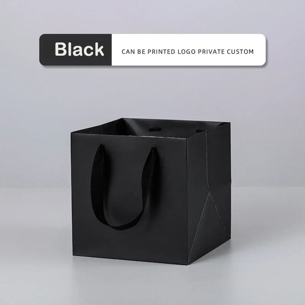 10 Pcs Kraft Paper Gift Bags With Handles 13