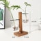 Hydroponic Plant Vase With Wooden Stand 12