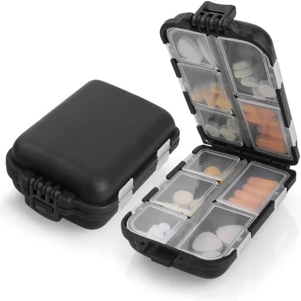 Portable 10Grid Pill Organizer Box 6