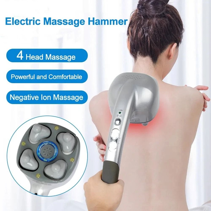 Electric Handheld Full Body Deep Tissue Massager 0