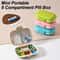 Mini 8Compartment Travel Pill Organizer Box 0