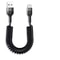 30W Fast Charging Retractable Car Charger Cable For IPhone 7