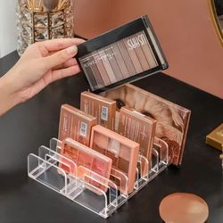 acrylic eyeshadow palette organizer makeup storage rack