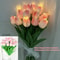 LED Light Tulip Bouquet Artificial Flower Lamp For Home Decoration 5