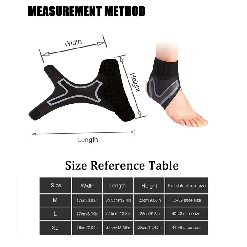 Elastic Ankle Brace Compression Support Wrap For Sports And Injury Recovery 1