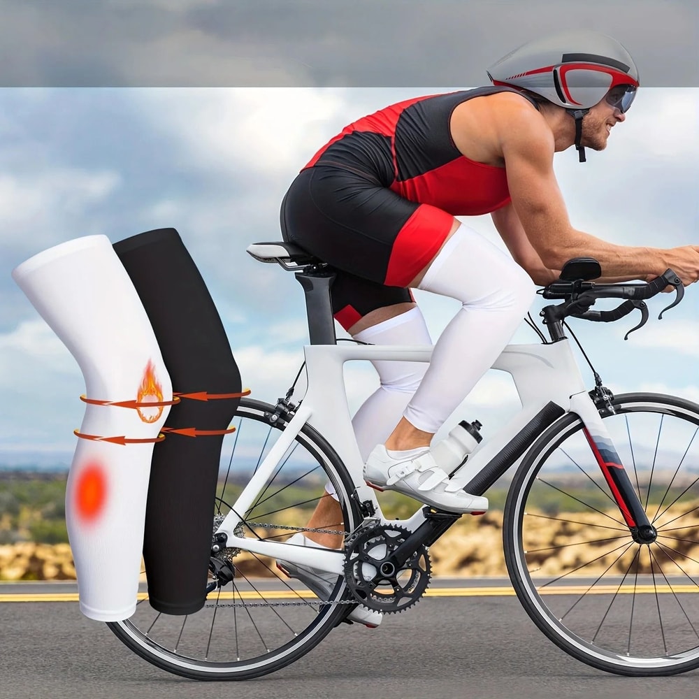 HighElastic Breathable Sun Protection Leg Covers For Cycling Running And Outdoor Sports 1