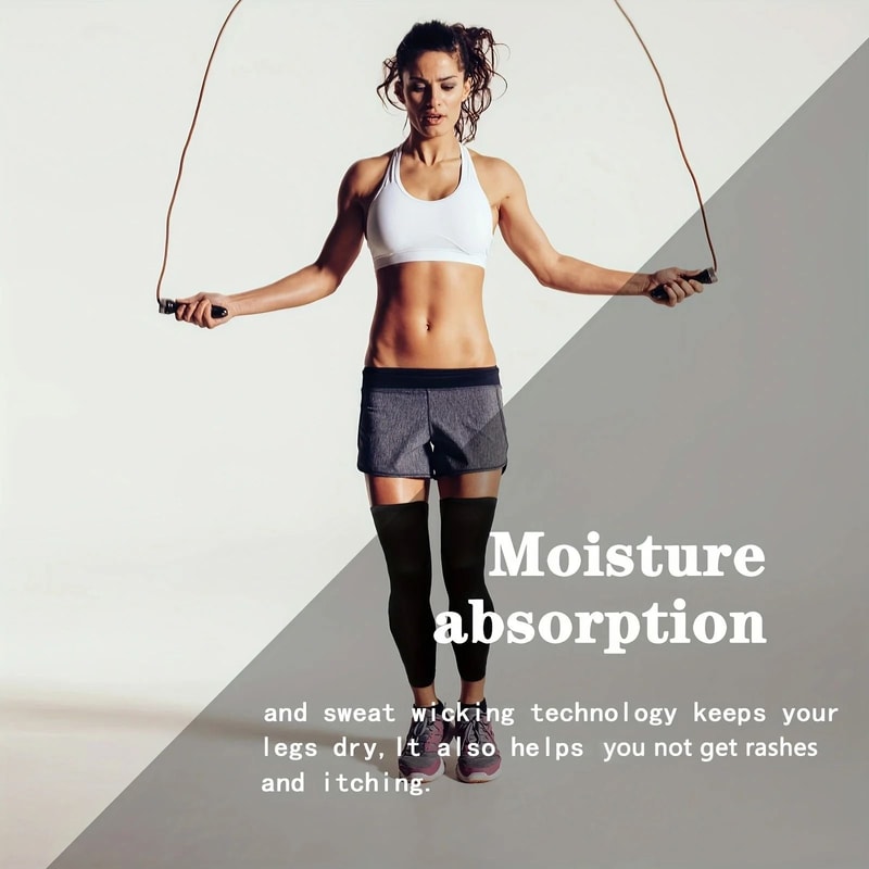 HighElastic Breathable Sun Protection Leg Covers For Cycling Running And Outdoor Sports 3