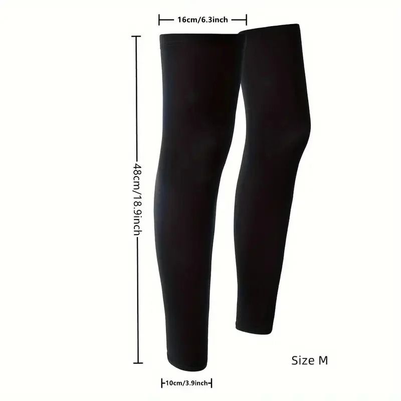 HighElastic Breathable Sun Protection Leg Covers For Cycling Running And Outdoor Sports 5