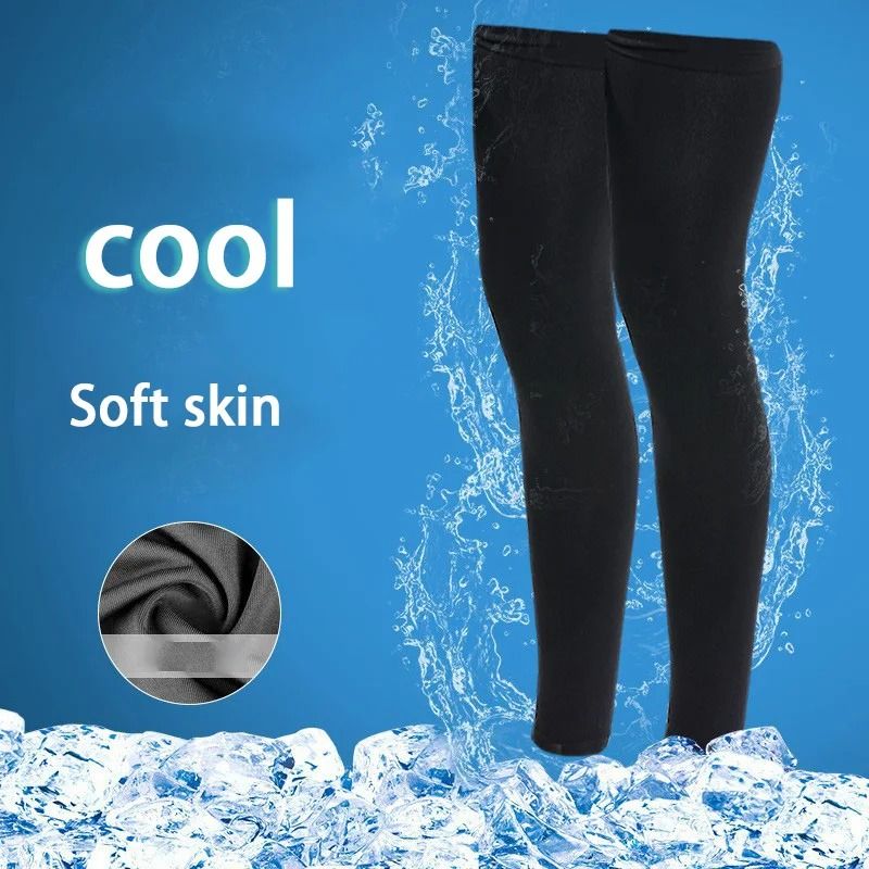 HighElastic Breathable Sun Protection Leg Covers For Cycling Running And Outdoor Sports 7