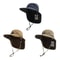 Unisex Wide Brim QuickDrying UV Protection Sun Hat With Neck Cover 0