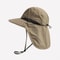 Unisex Wide Brim QuickDrying UV Protection Sun Hat With Neck Cover 4