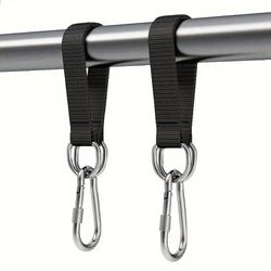 durable hammock hanging belt with steel hooks – outdoor camping and swing hanging straps