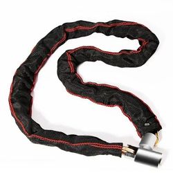 heavy-duty anti-theft bicycle chain lock – extra long stainless steel password lock for bikes and e-bikes
