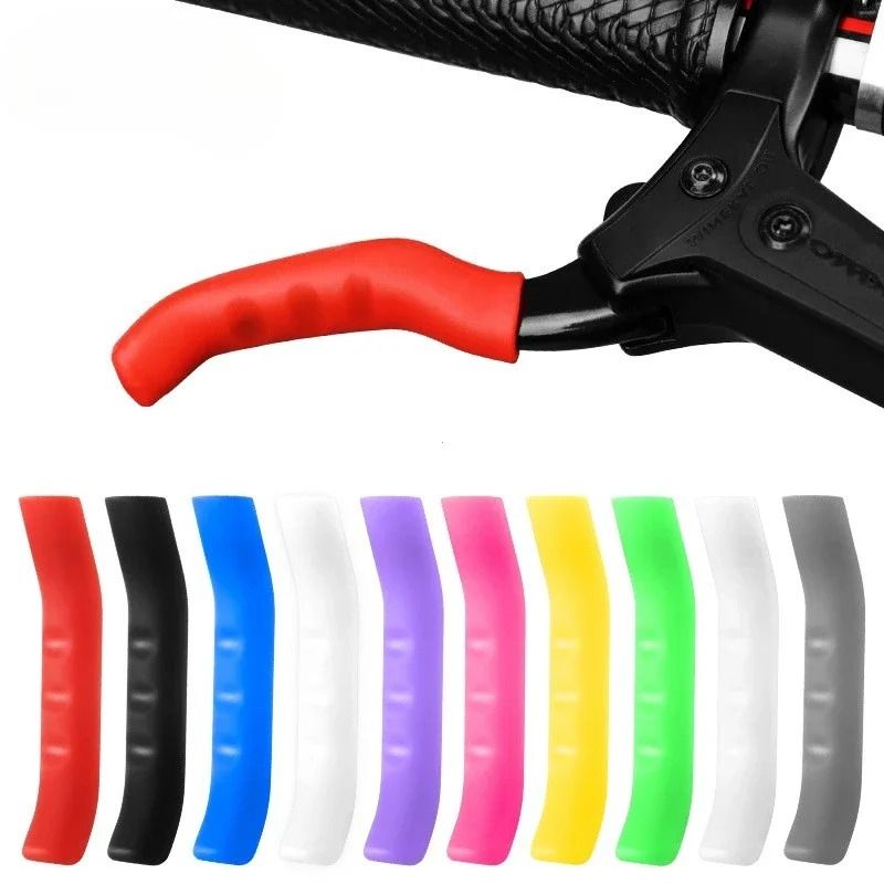 AntiSlip Silicone Brake Lever Covers Waterproof Protective Grips For Bicycle Brake Handles 0