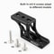 Aluminum Alloy Bike Bag Carrier Raise Adapter Front Mount Riser For Brompton And Dahon Folding Bik 4