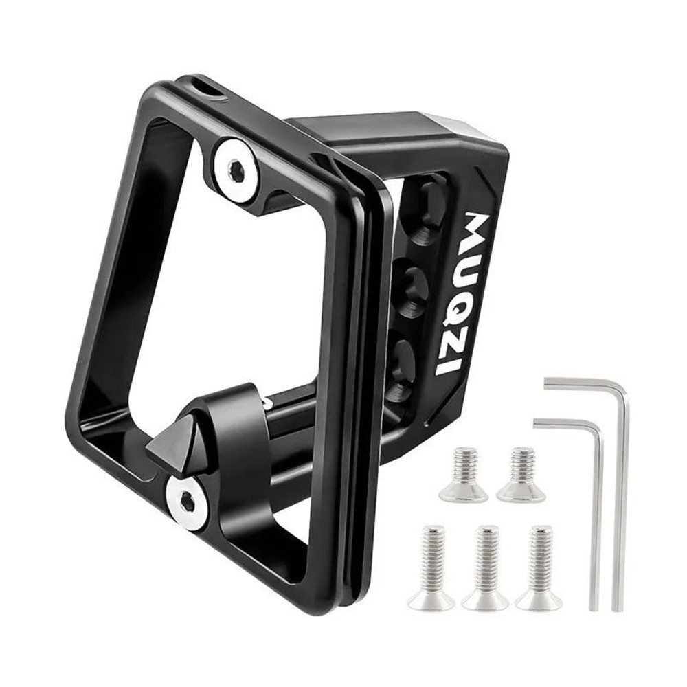 Aluminum Alloy Bike Bag Carrier Raise Adapter Front Mount Riser For Brompton And Dahon Folding Bik 10