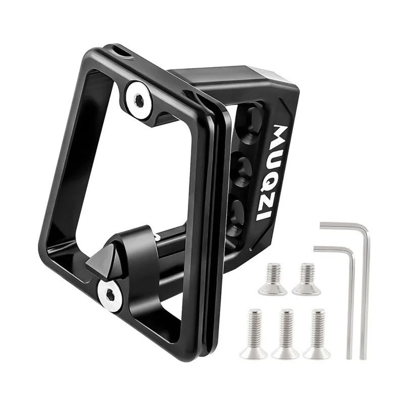Aluminum Alloy Bike Bag Carrier Raise Adapter Front Mount Riser For Brompton And Dahon Folding Bik 10