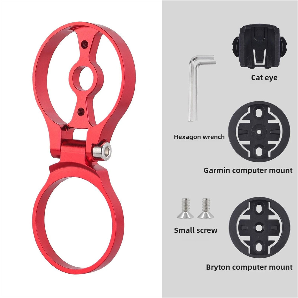 Aluminum Alloy Bicycle Computer Holder Mount For GPS Speedometers And Phones 6