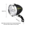Retro LED Bicycle Headlight With Bracket For Night Riding 3