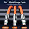 3in1 USB Fast Charging Cable MultiPort 6A 120W Data Cord For Phones Devices 4