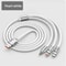 3in1 USB Fast Charging Cable MultiPort 6A 120W Data Cord For Phones Devices 8