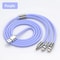 3in1 USB Fast Charging Cable MultiPort 6A 120W Data Cord For Phones Devices 13