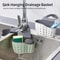 Adjustable Sink Drain Basket Hanging Storage Organizer For Kitchen And Bathroom 3