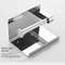 304 Stainless Steel Toilet Paper Holder With Shelf And Phone Stand  Modern WallMounted Bathroom Rol 3