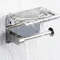 304 Stainless Steel Toilet Paper Holder With Shelf And Phone Stand  Modern WallMounted Bathroom Rol 6