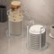 Luxury Disposable Cup Storage Holder Water And Tea Cup Organizer Rack With Long Stick Display Stan 0