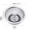 Stainless Steel Sink Filter Stopper 2in1 Drain Strainer Plug With Handle For Kitchen And Washbasin 6