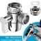 Sink Faucet Adapter Diverter Valve Zinc Alloy Kitchen And Bathroom Splitter Connector For Showers 0
