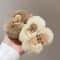 Cute Rabbit Plush Hair Claw Clip Soft Pom Pom Bunny Hairpin For Women And Girls 4