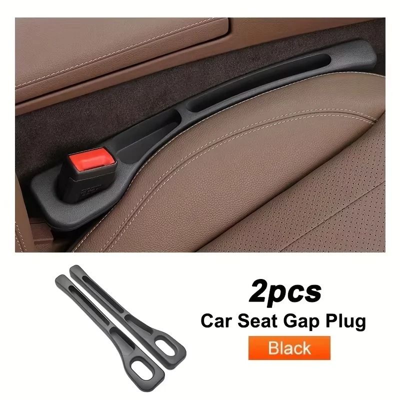 Car Seat Gap Filler Leak Proof Crevice Storage Strips Interior Organizer 2 Piece Set 7