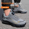 Rotating Button Safety Work Shoes For Men Durable Protective AntiImpact SlipResistant Work Boots 4