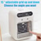 Portable Air Conditioner Cooling Fan With Humidifier And USB Rechargeable Mini AC For Car Office An 2
