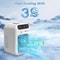 Portable Air Conditioner Cooling Fan With Humidifier And USB Rechargeable Mini AC For Car Office An 4