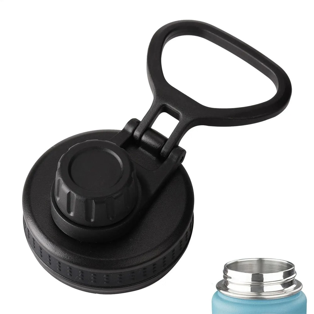 Replacement Leakproof Wide Mouth Water Bottle Lid With Handle 3