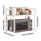 Adjustable MultiLayer Kitchen Storage Rack Microwave Oven Organizer Shelf 8