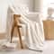 Super Soft Flannel Throw Blanket Silky Fleece 3D Cloud Jacquard Lightweight Bed Blanket For All Sea 1