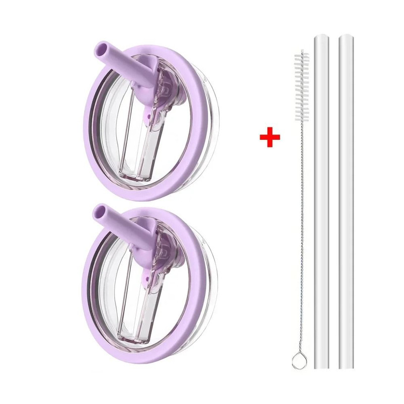 Tumbler Lid Replacement With Flip Straw Leak Proof Spill Proof Cup Cover For 40oz Tumblers 13