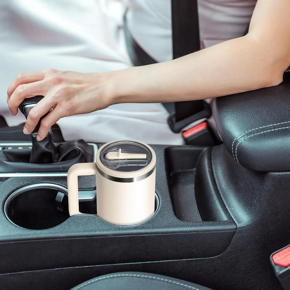 Tumbler Lid Replacement With Flip Straw Leak Proof Spill Proof Cup Cover For 40oz Tumblers 6