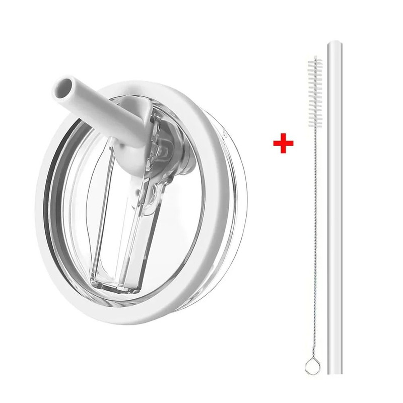 Tumbler Lid Replacement With Flip Straw Leak Proof Spill Proof Cup Cover For 40oz Tumblers 8