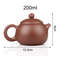 Yixing Clay Teapot Handmade Chinese Purple Clay Kettle For Tea Brewing 200ml 1
