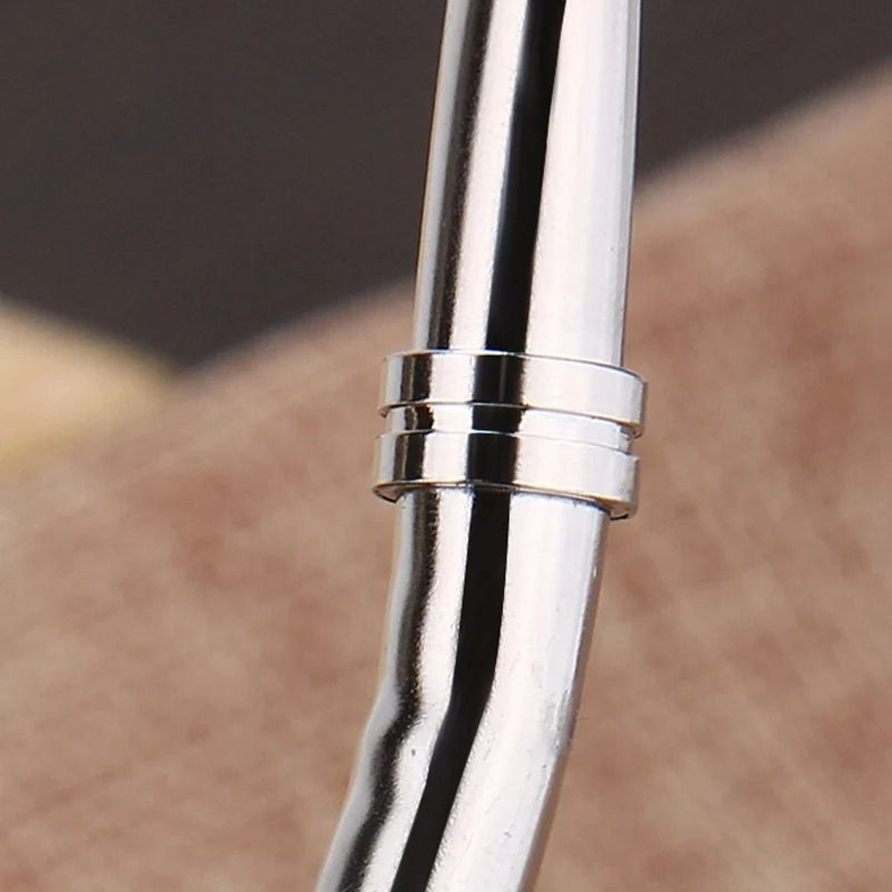 Reusable Stainless Steel Yerba Mate Straw Filter Set With Cleaning Brush 2