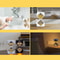 LED Electronic Hourglass Timer Modern Digital Sand Clock Cyber Style Decorative Light For Home Or O 5